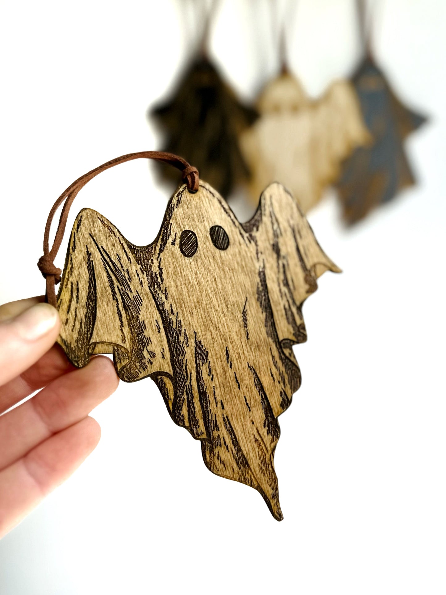 Ghost Holiday Ornaments | Set of 6 - Faux Theory Design