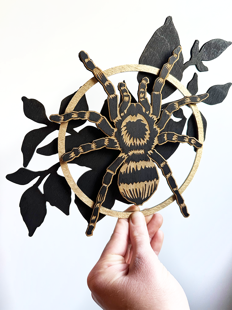 Tarantula with Florals