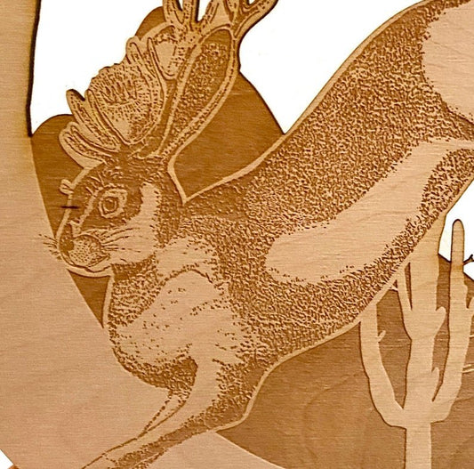 Jackalope Wall Hanging - Faux Theory Design