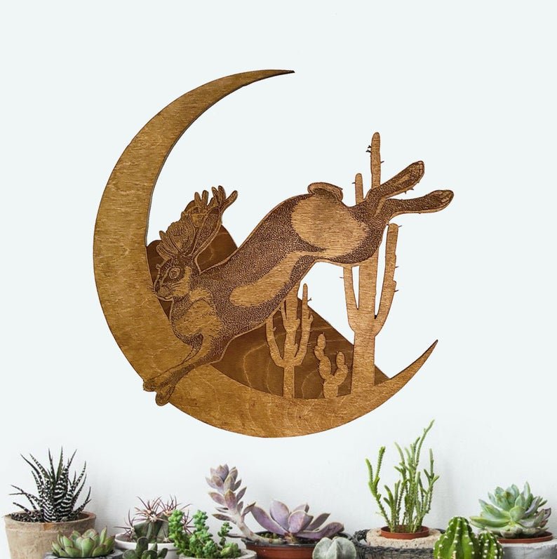 Jackalope Wall Hanging - Faux Theory Design