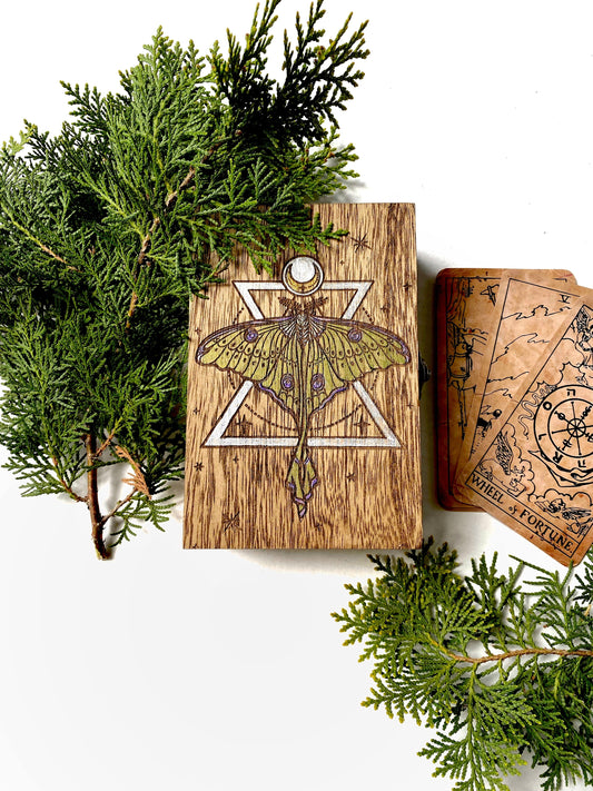 Luna Moth Tarot Box - Faux Theory Design
