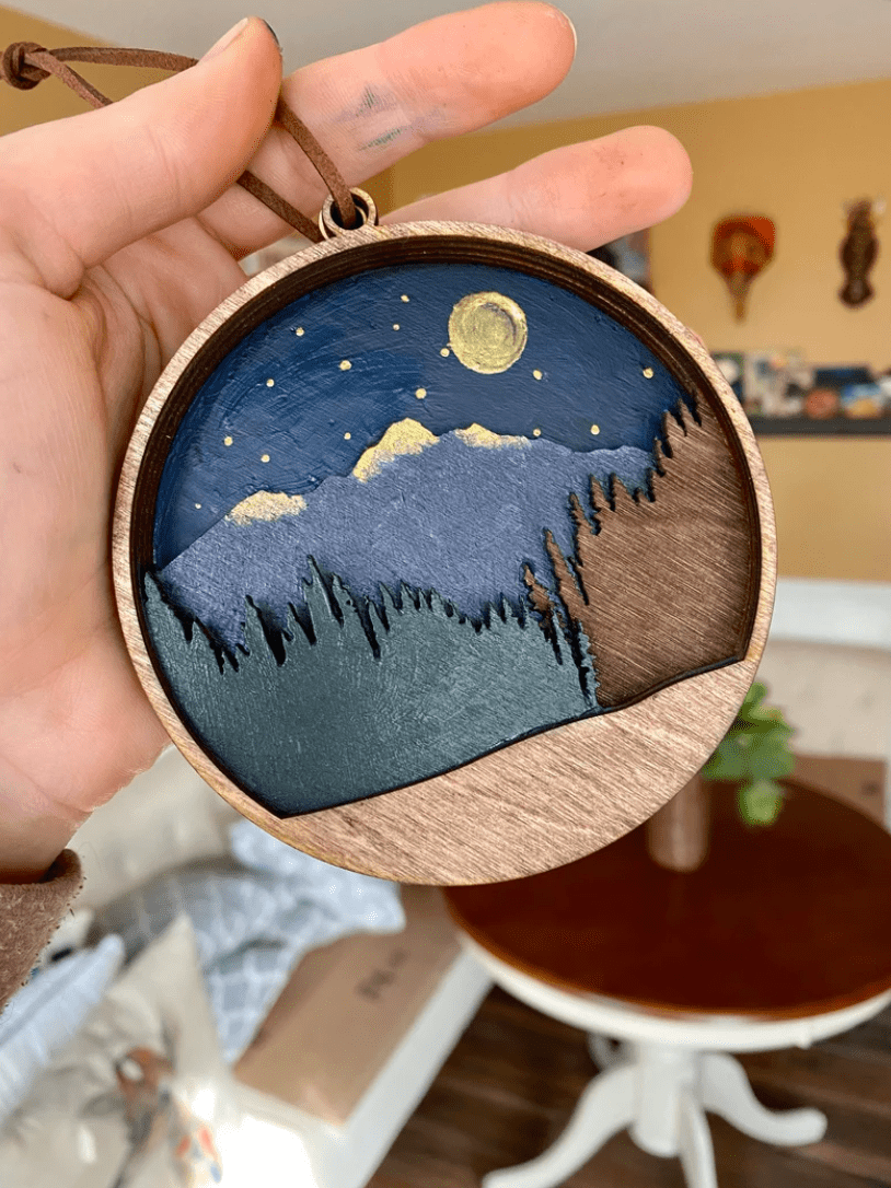 Night Sky Ornament - Faux Theory Design