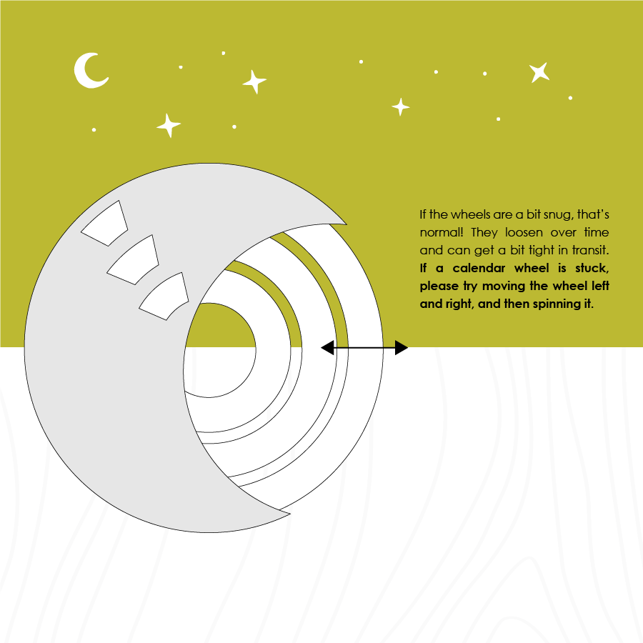 Perpetual Calendar - Faux Theory Design