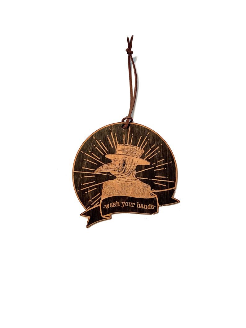 Plague Doctor Door Tag - Faux Theory Design