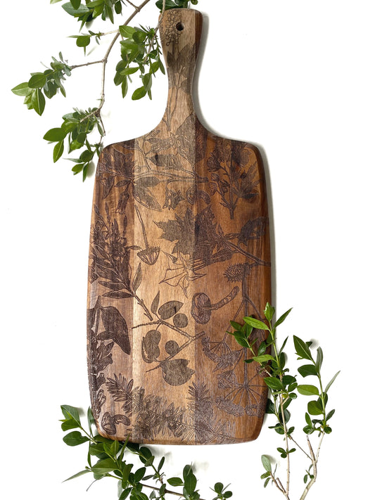 Poisonous Plants Charcuterie Board - Faux Theory Design