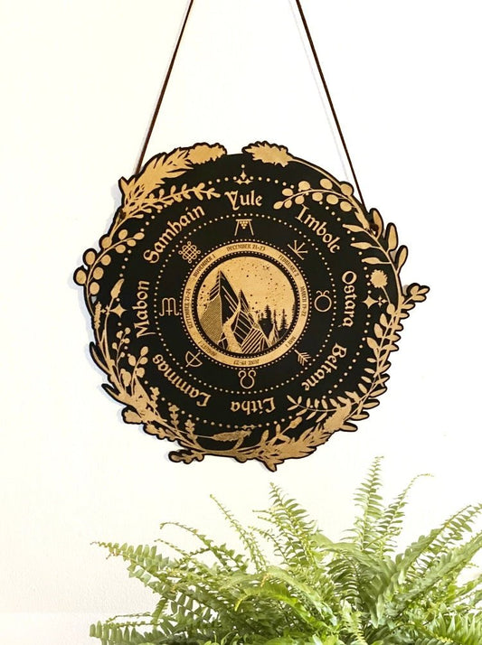 Wheel of the Year, Pagan Calendar - Faux Theory Design