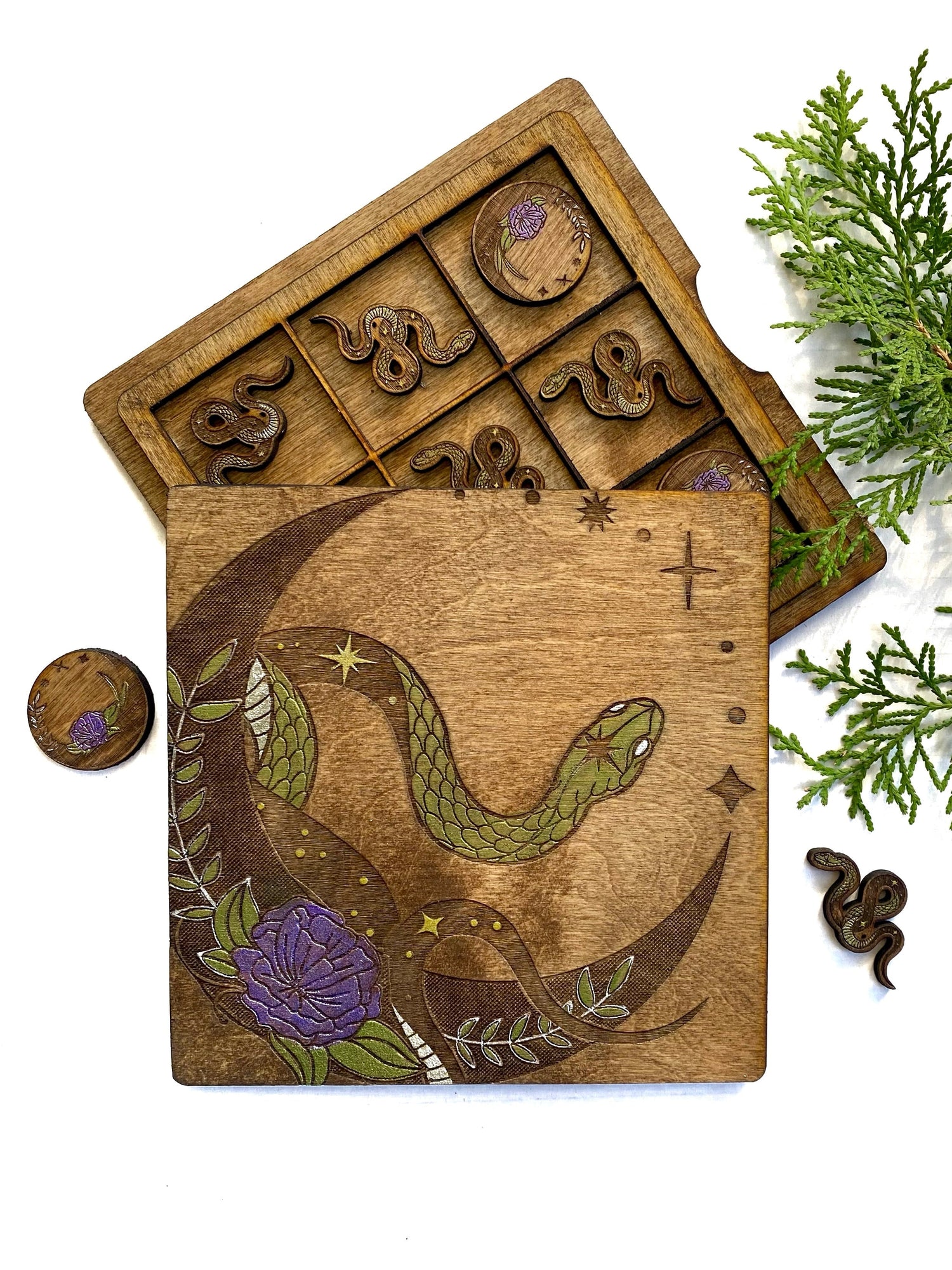 Hand-painted Tic-Tac-Toe Boards - Faux Theory Design