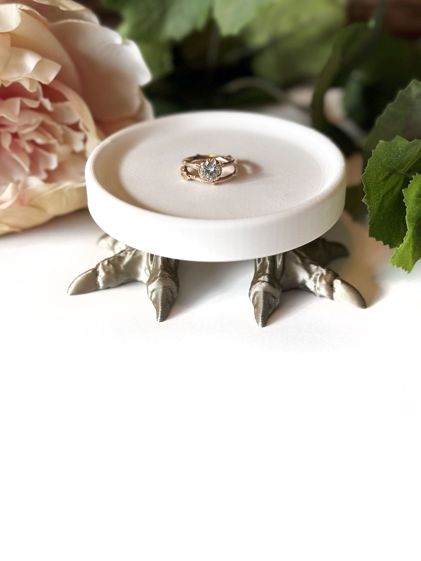 3D Printed Bird Talon Ring Holder - Faux Theory Design