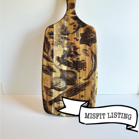 MISFIT LISTING - Herbs Charcuterie Board