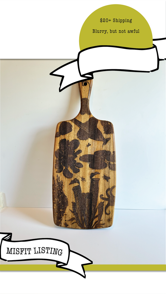 MISFIT LISTING - Carnivorous Plants Charcuterie Board