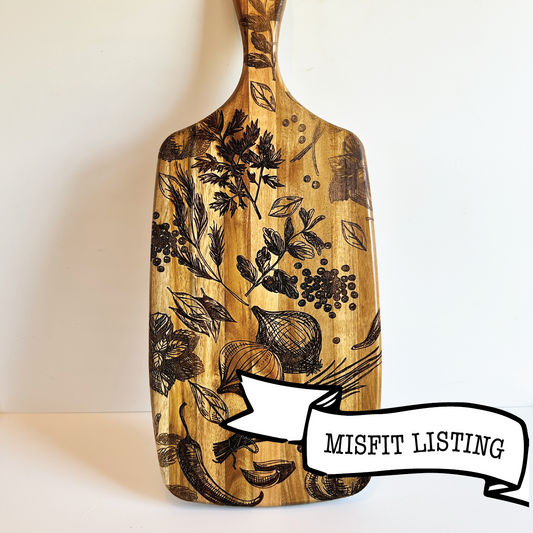 MISFIT LISTING - Herbs Charcuterie Board