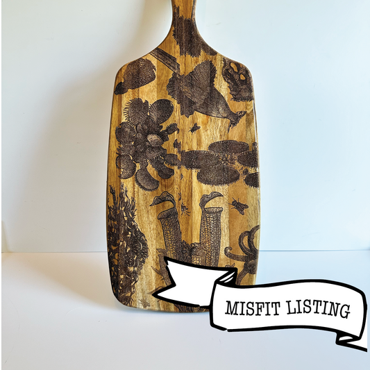 MISFIT LISTING - Carnivorous Plants Charcuterie Board