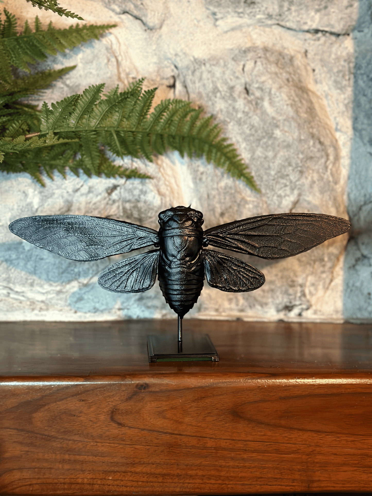 Cicada With Stand - Faux Theory Design