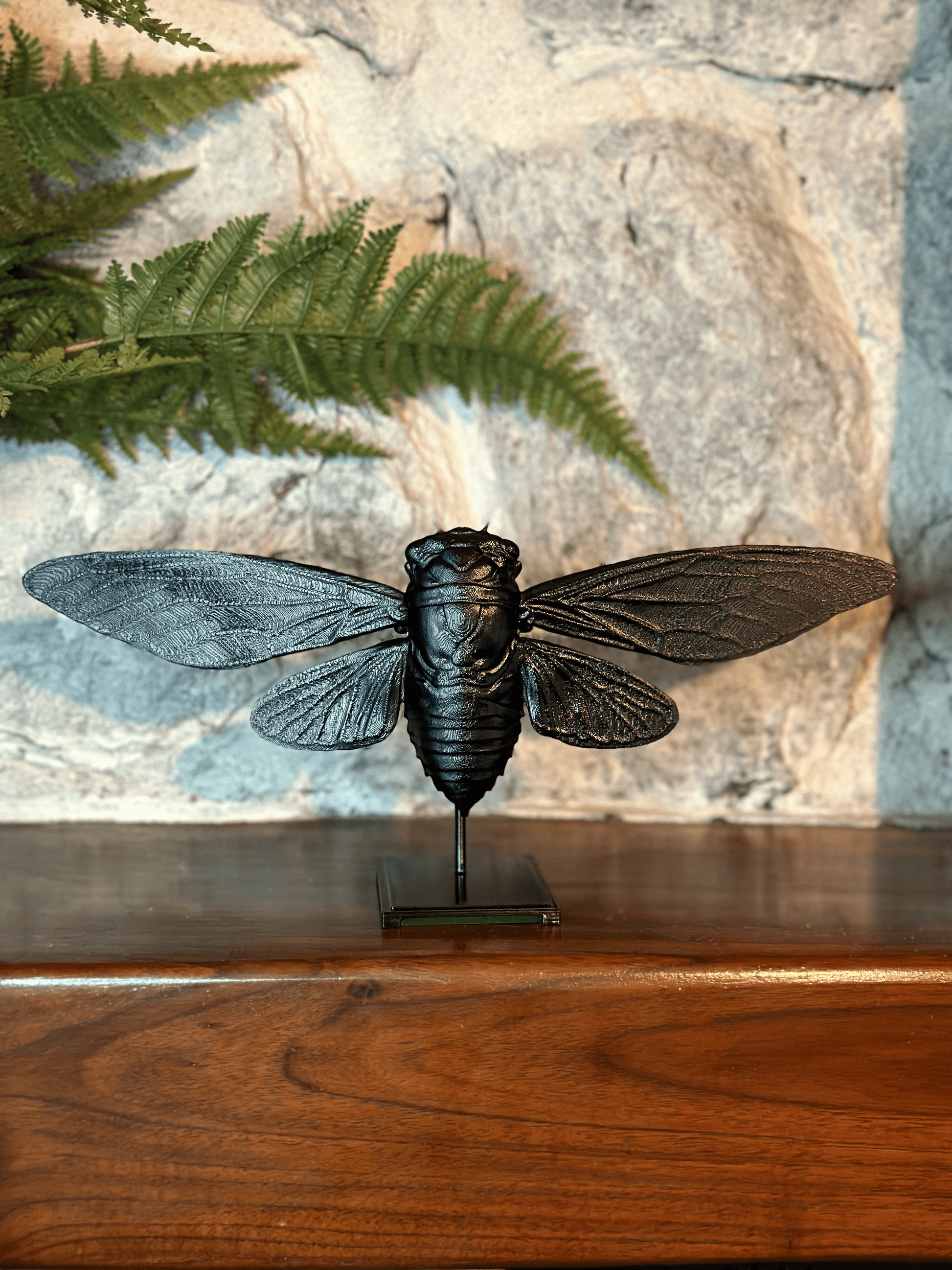 Cicada With Stand - Faux Theory Design