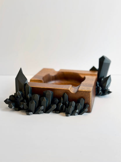 Crystal Cluster Ashtray/Valet Tray - Faux Theory Design