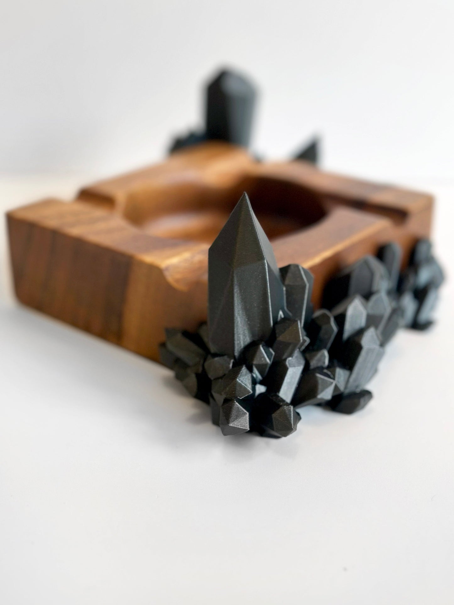 Crystal Cluster Ashtray/Valet Tray - Faux Theory Design