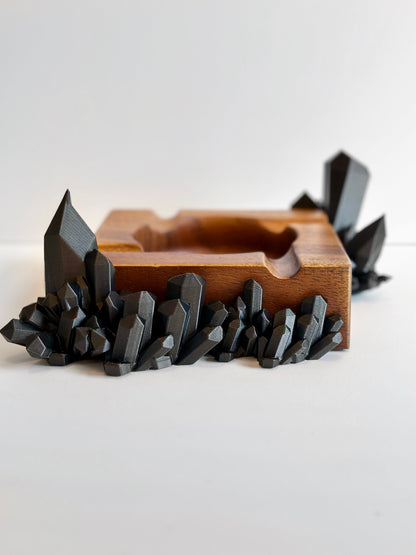 Crystal Cluster Ashtray/Valet Tray - Faux Theory Design