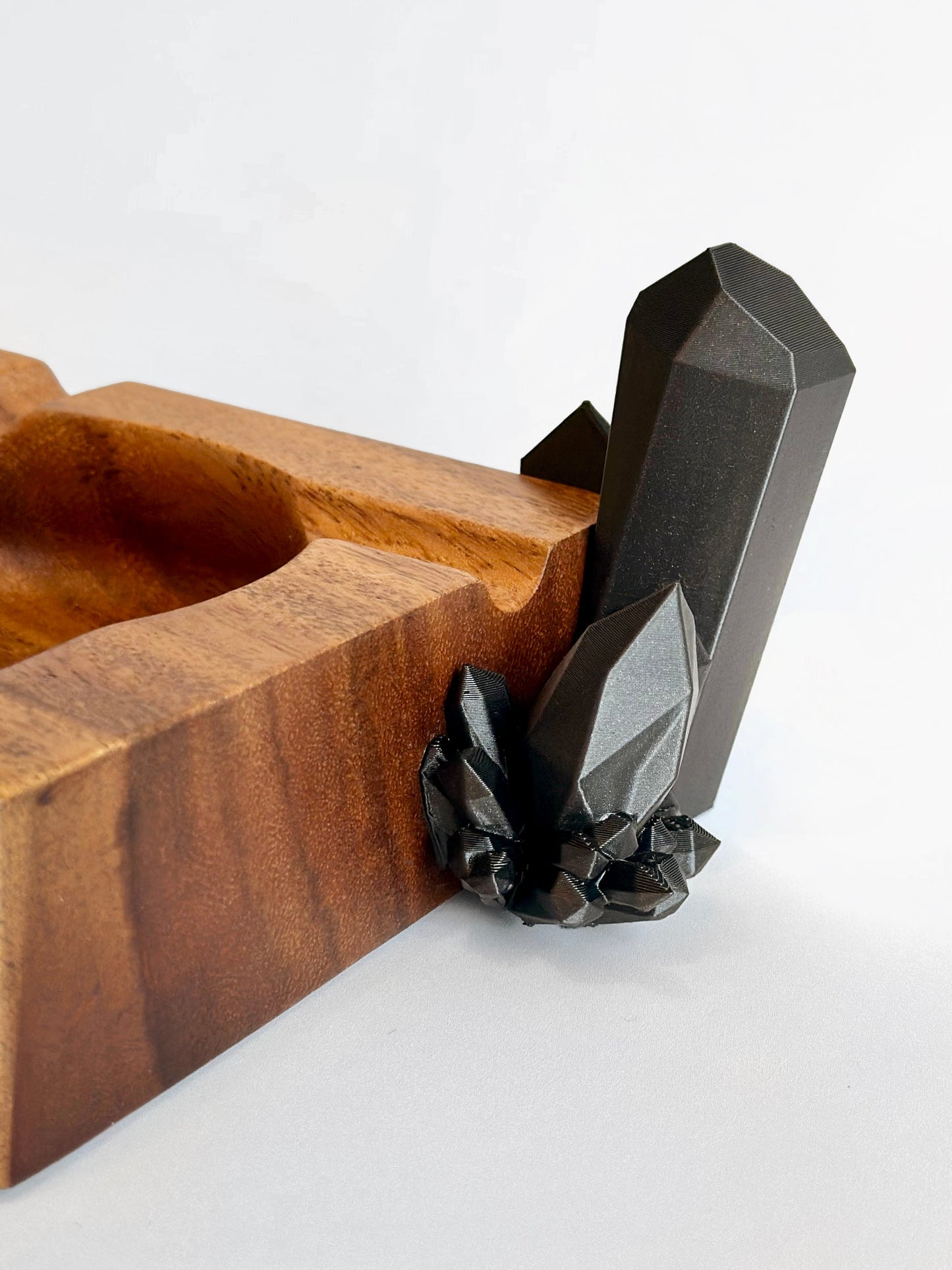 Crystal Cluster Ashtray/Valet Tray - Faux Theory Design