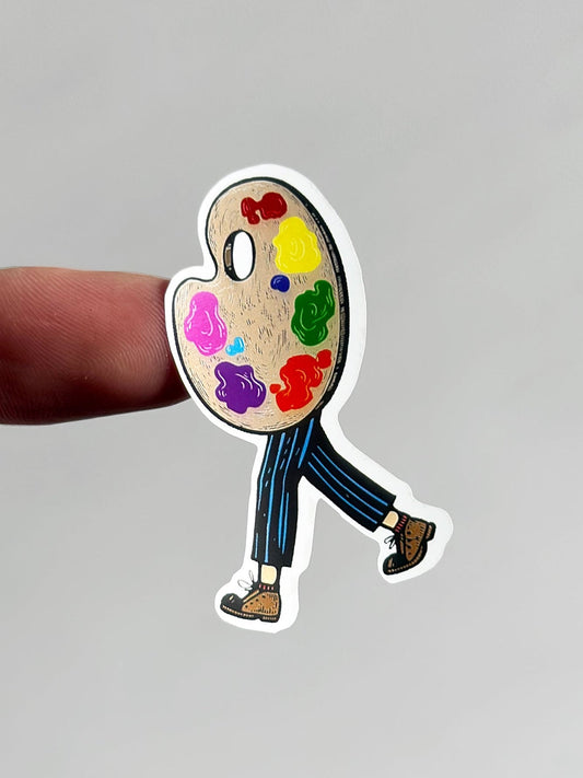 Daily Commute 4"x7" Sticker Sheet - Faux Theory Design