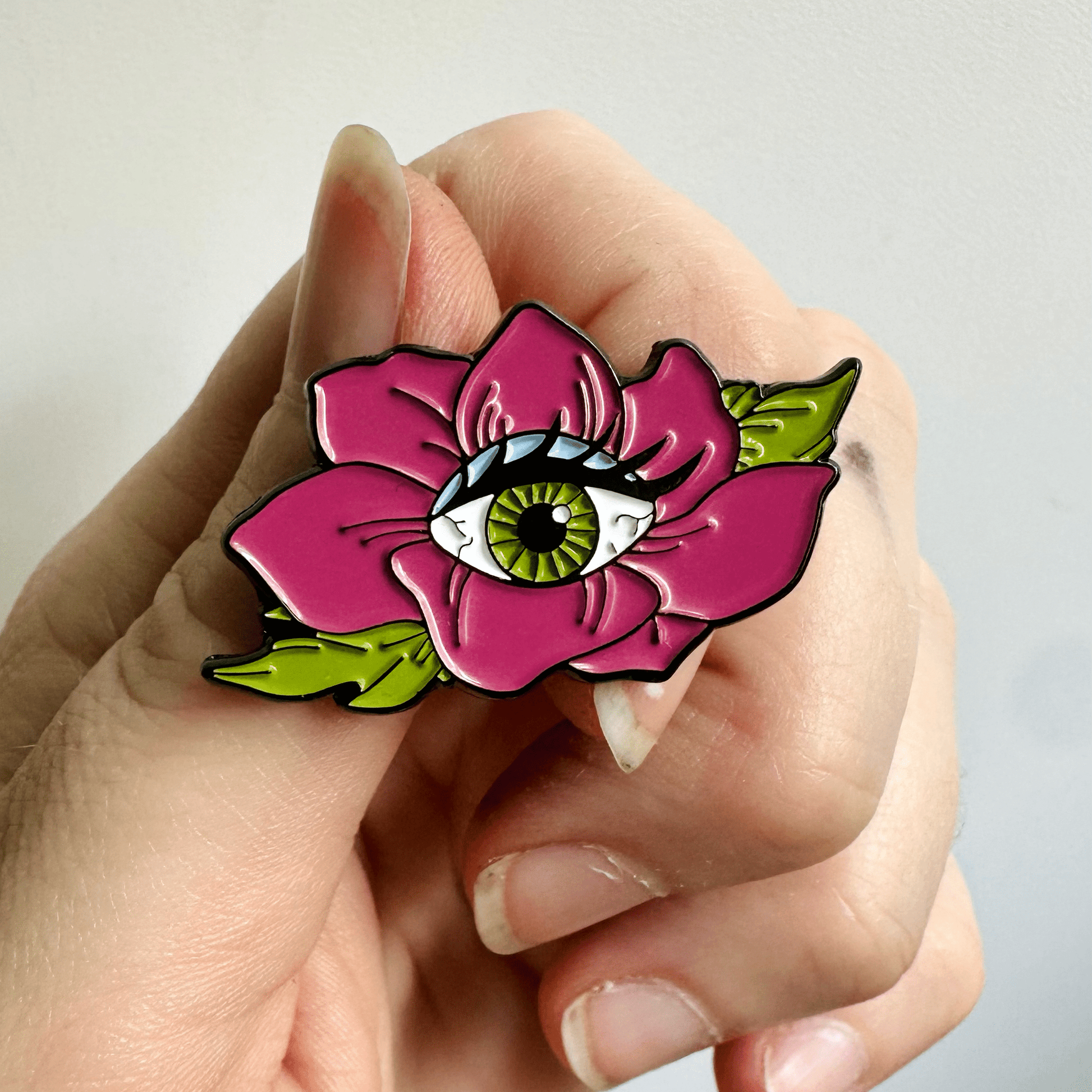Eye - Bloom Enamel Pin - Faux Theory Design