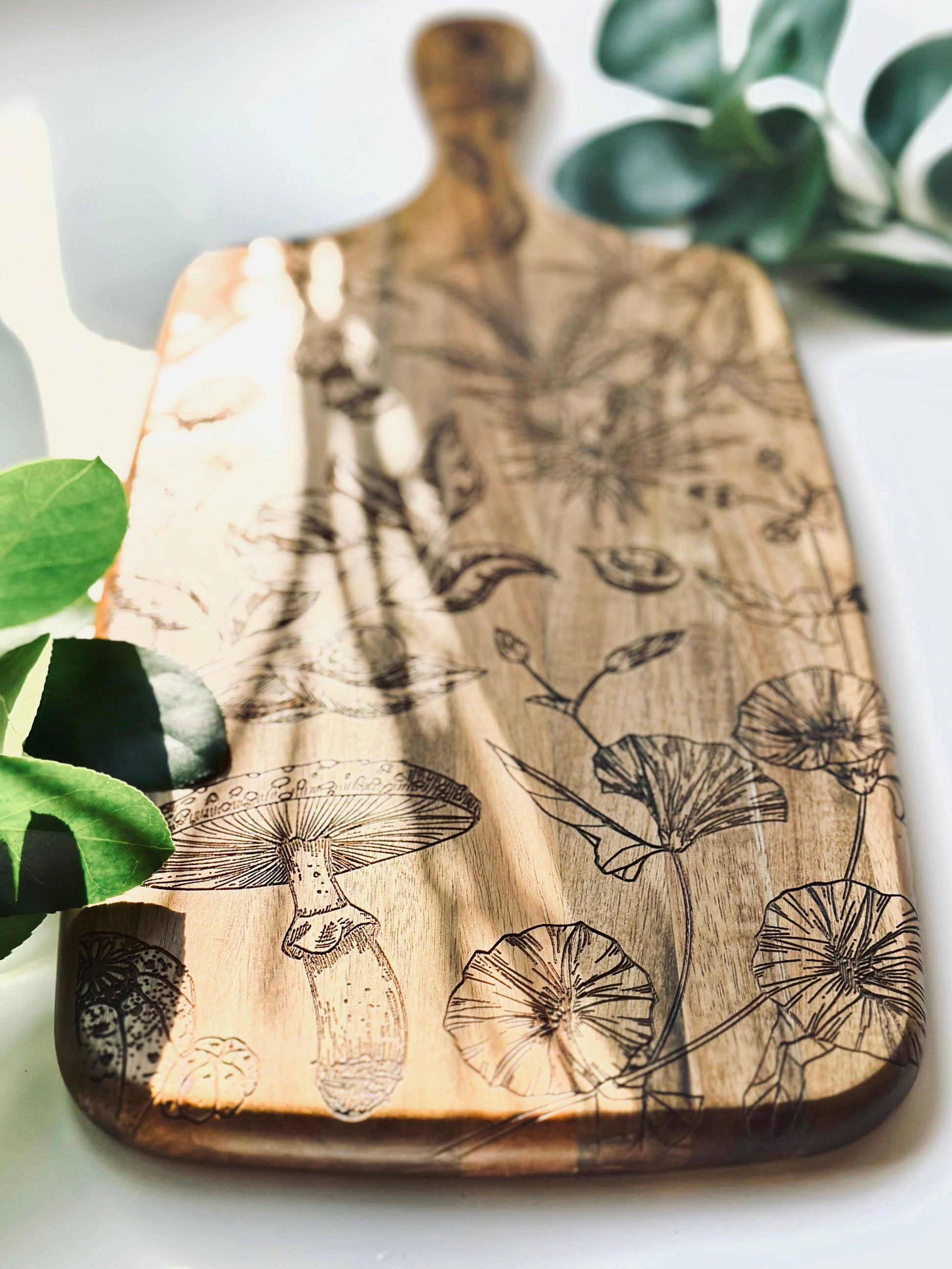 Hallucinogenic Plants Charcuterie Board - Faux Theory Design