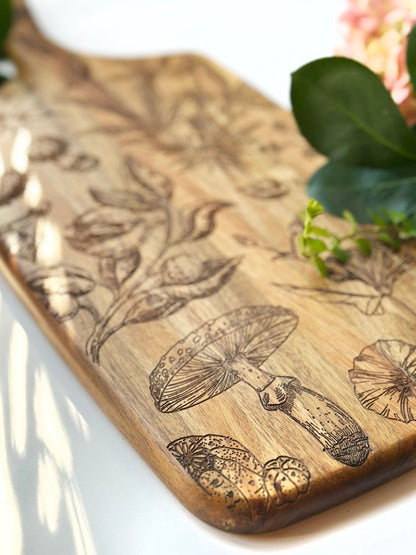 Hallucinogenic Plants Charcuterie Board - Faux Theory Design