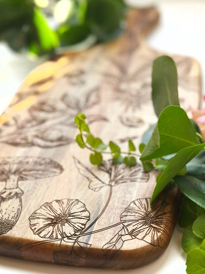 Hallucinogenic Plants Charcuterie Board - Faux Theory Design