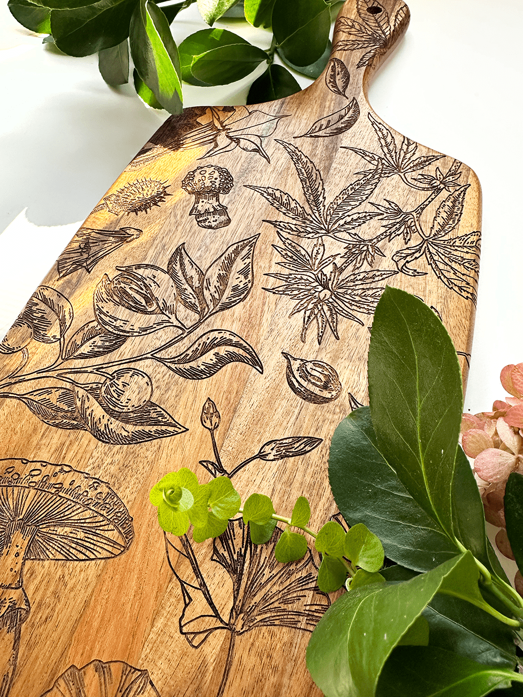 Hallucinogenic Plants Charcuterie Board - Faux Theory Design