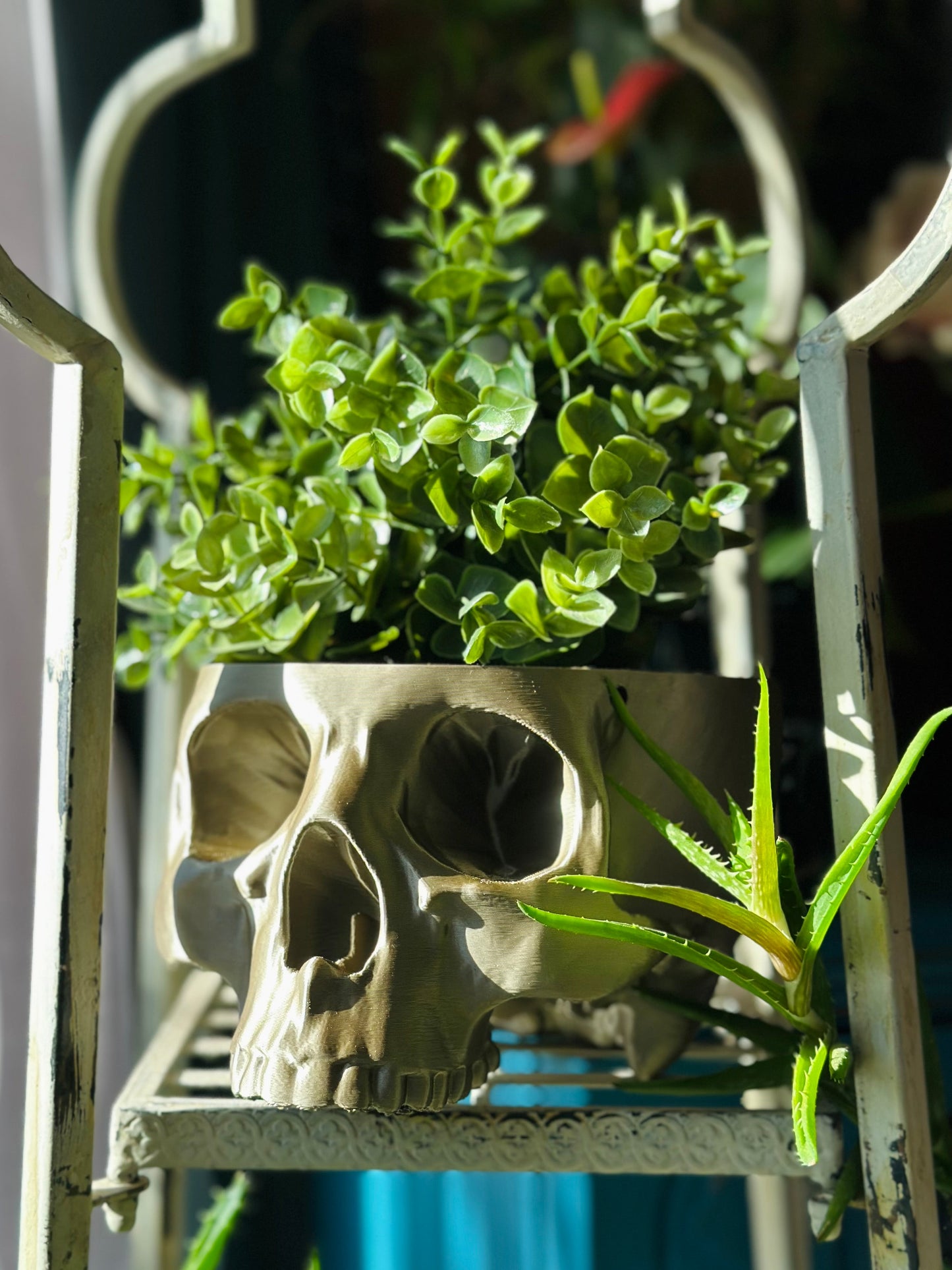 Hanging Skull Planter - Faux Theory Design