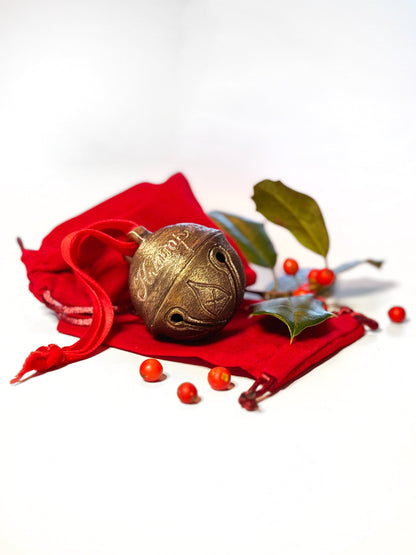 Krampus Bell Christmas/Yule Ornament - Faux Theory Design