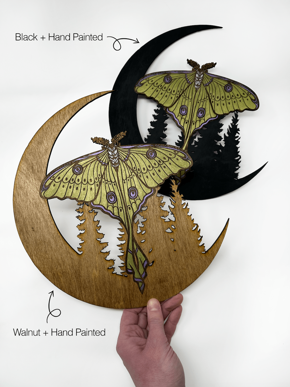 Luna Moth Wall Hanging - Faux Theory Design