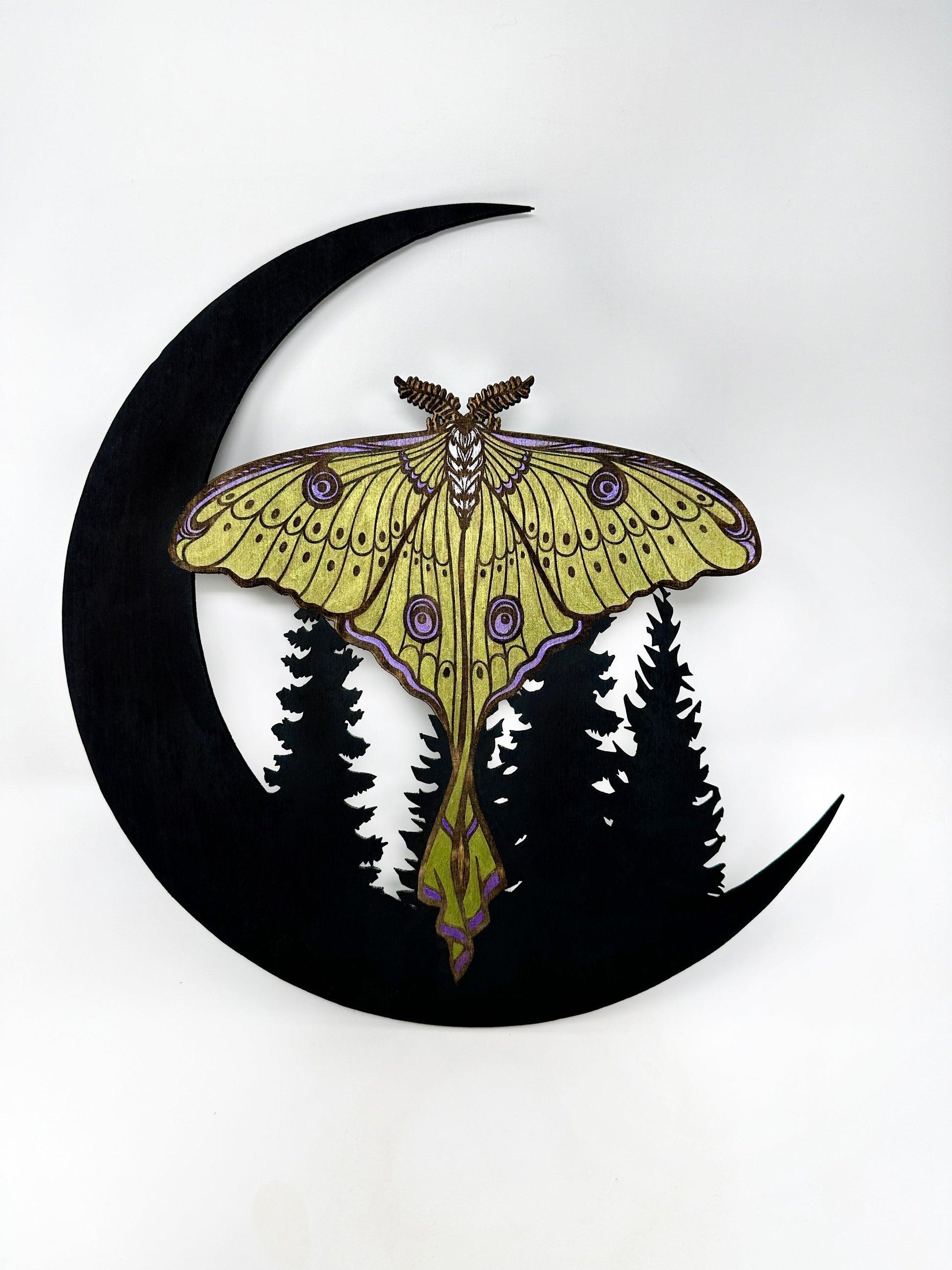 Luna Moth Wall Hanging - Faux Theory Design