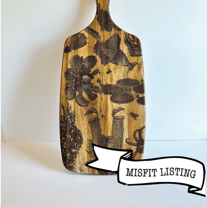 MISFIT LISTING - Carnivorous Plants Charcuterie Board - Faux Theory Design