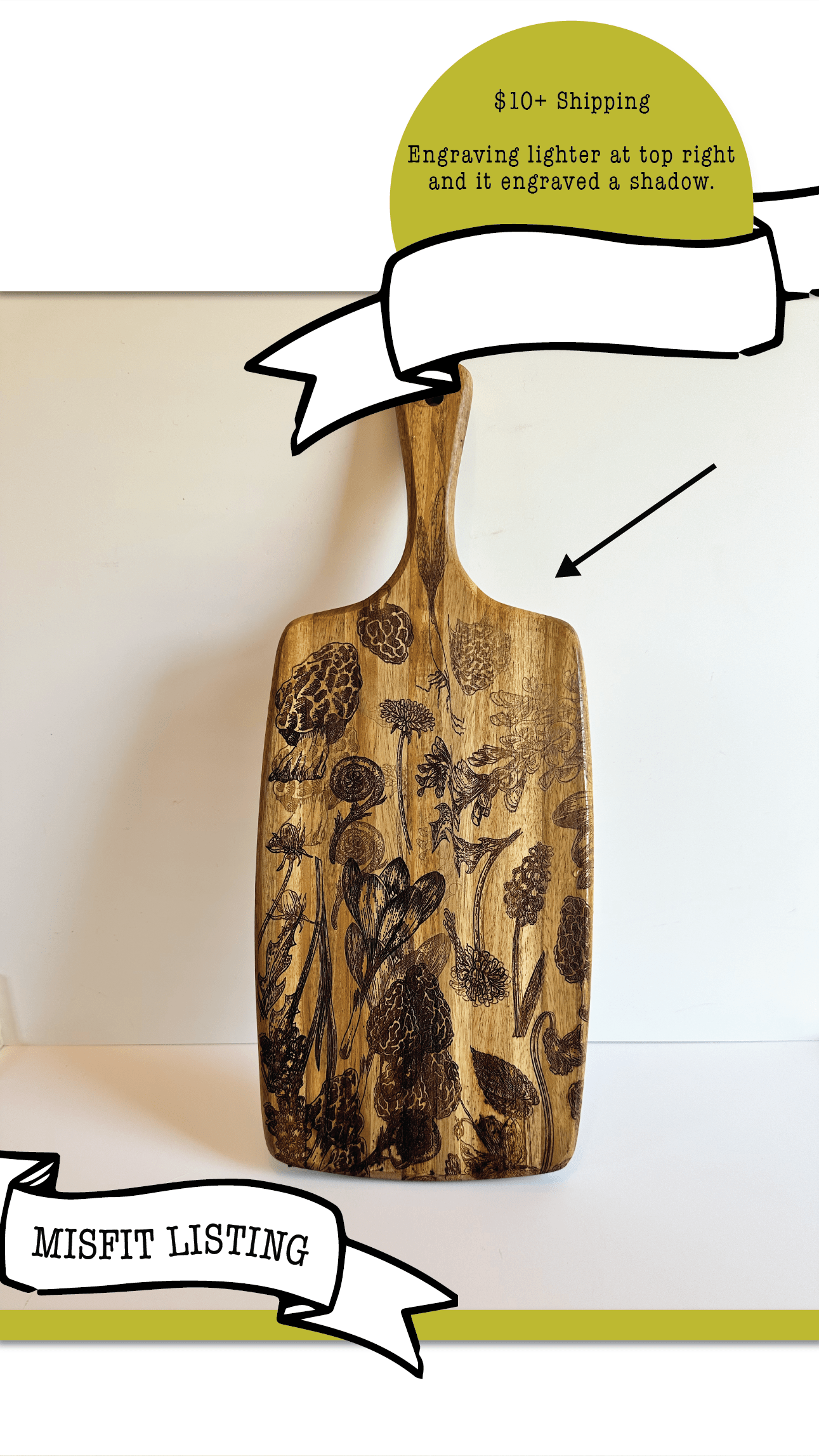 MISFIT LISTING - Forage Charcuterie Board - Faux Theory Design