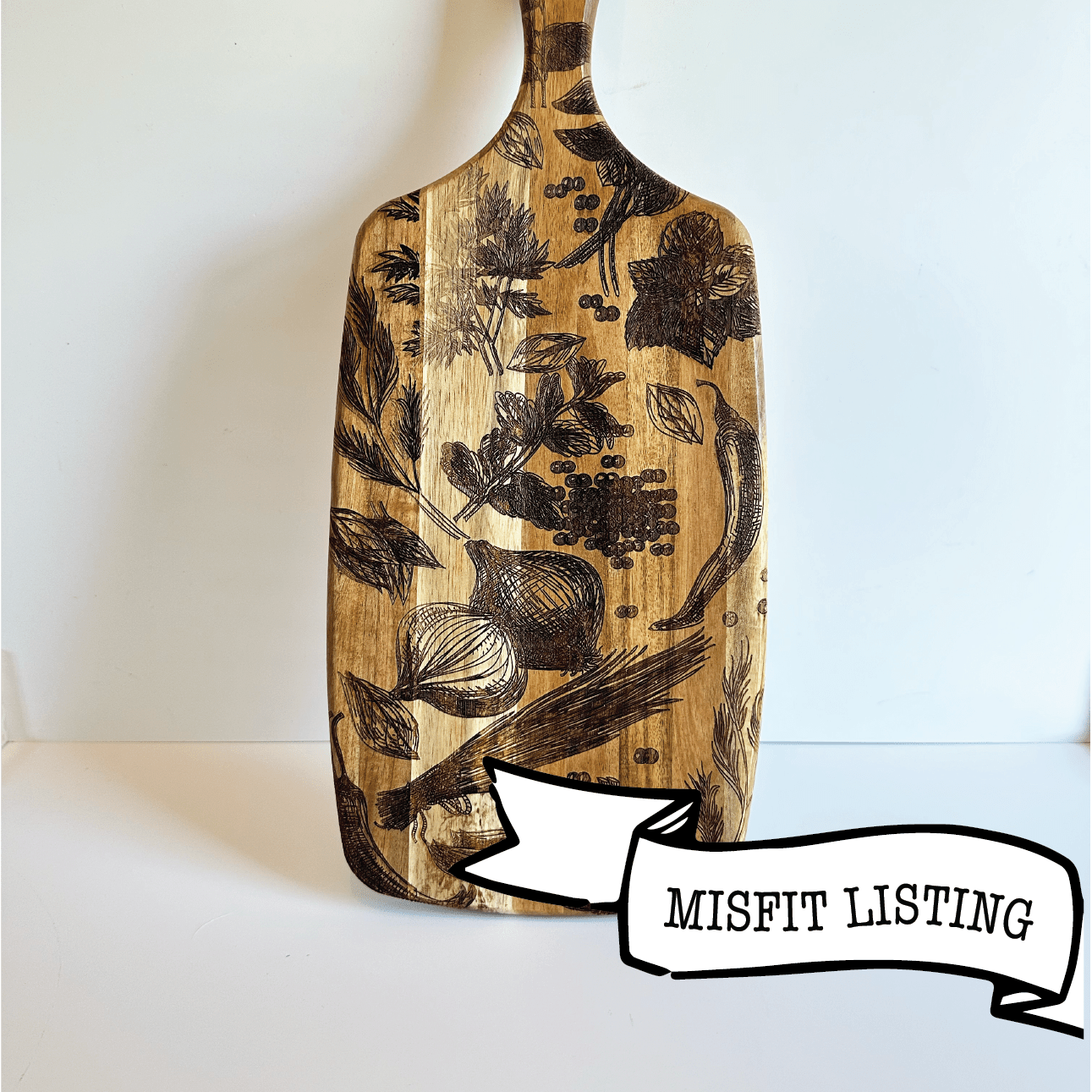 MISFIT LISTING - Herbs Charcuterie Board - Faux Theory Design