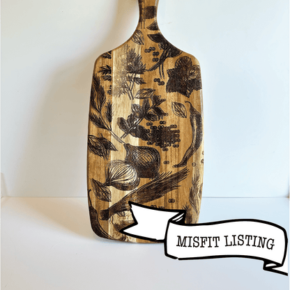 MISFIT LISTING - Herbs Charcuterie Board - Faux Theory Design