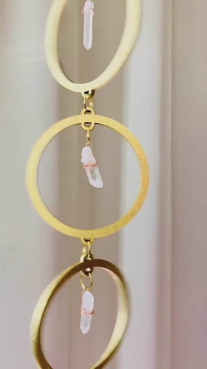 Minimalist Crystal Cluster Garland