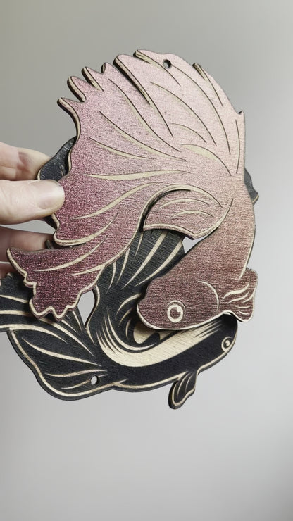 Betta Fish Color-Shift Garland
