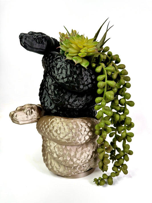 Snake Vase/Pot - Faux Theory Design