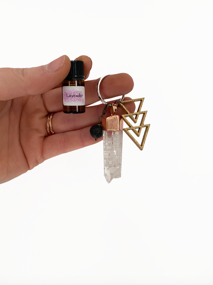 Dipped Crystal Keychain
