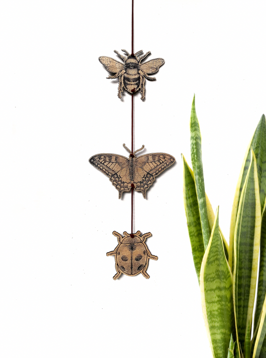 Spring Garland - Bee, Butterfly, and Ladybug Garland