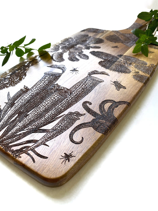 Carnivorous Plants Charcuterie Board - Faux Theory Design