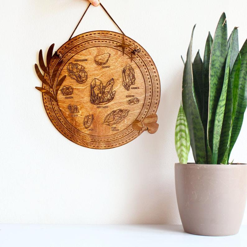 Crystal Board Wall Hanging - Faux Theory Design