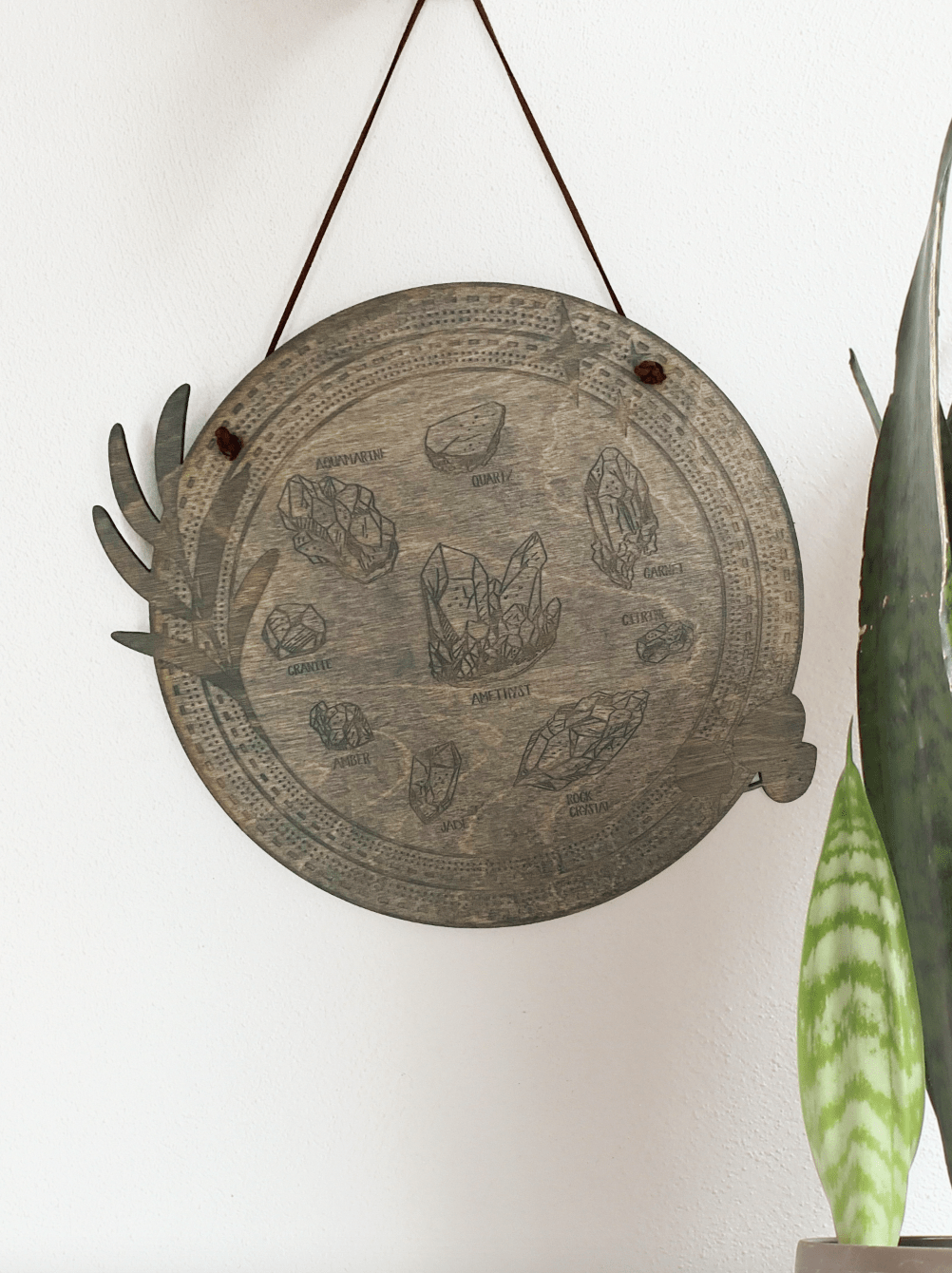 Crystal Board Wall Hanging - Faux Theory Design