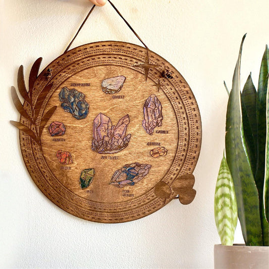 Crystal Board Wall Hanging - Faux Theory Design