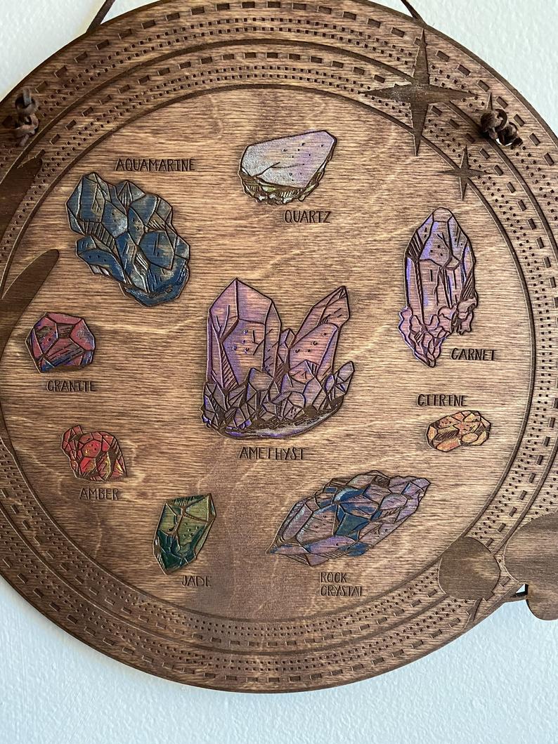 Crystal Board Wall Hanging - Faux Theory Design