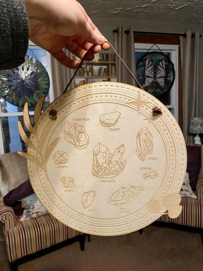 Crystal Board Wall Hanging - Faux Theory Design