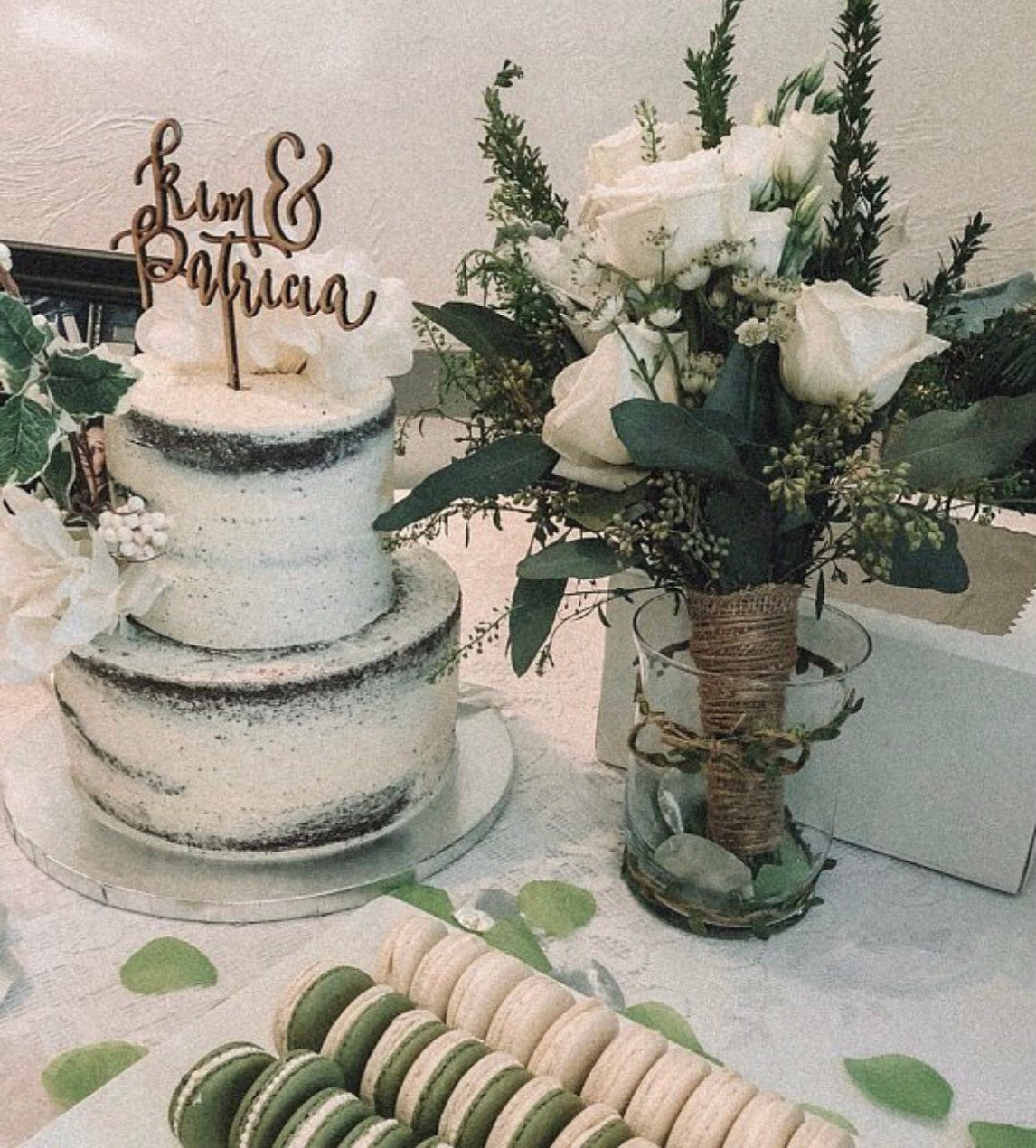 Custom Cake Topper - Faux Theory Design