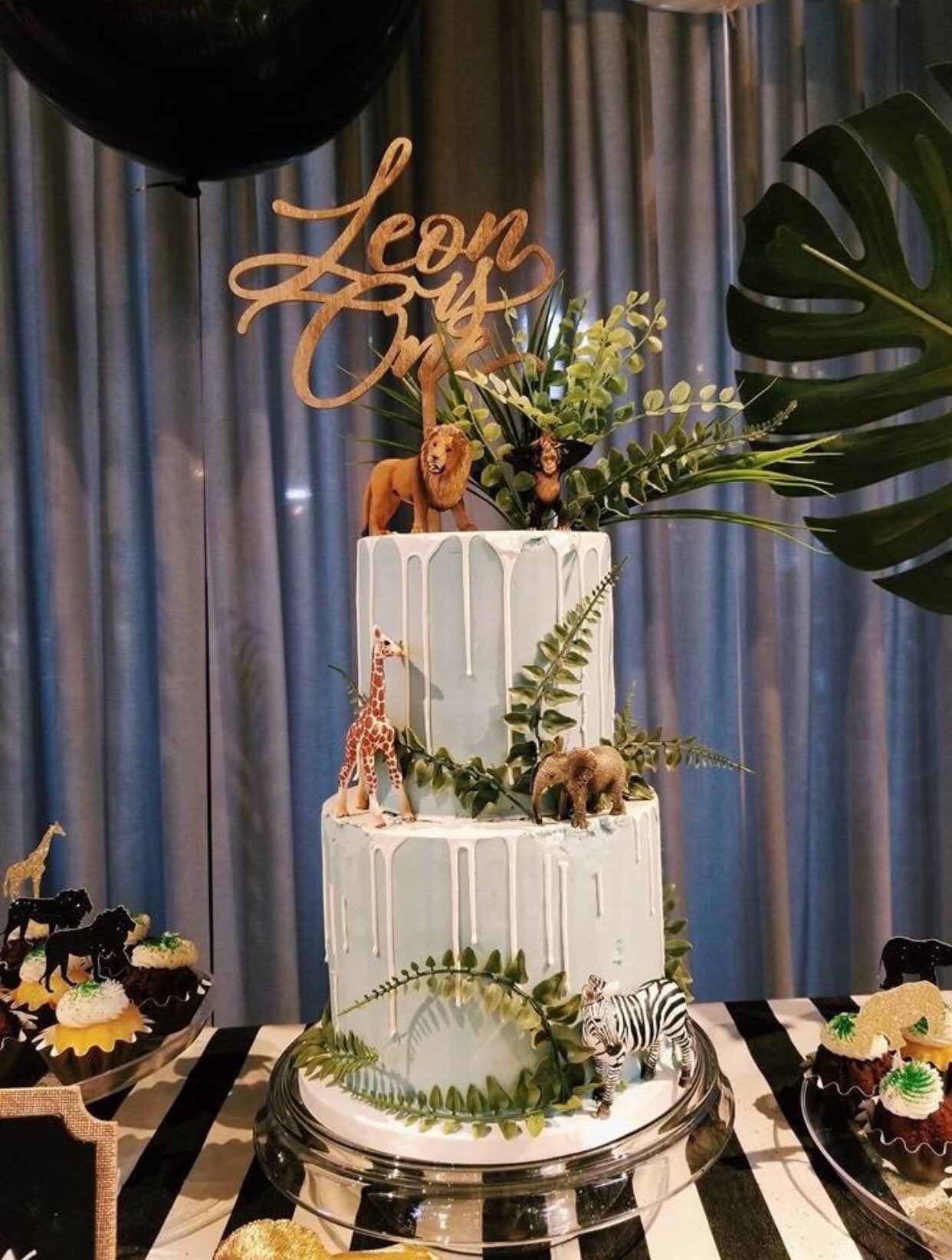 Custom Cake Topper - Faux Theory Design