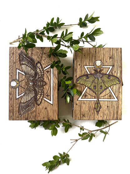Death Head Hawk Moth Tarot Box - Faux Theory Design